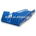 movable containers loading ramps wtih adjustable supporting lega